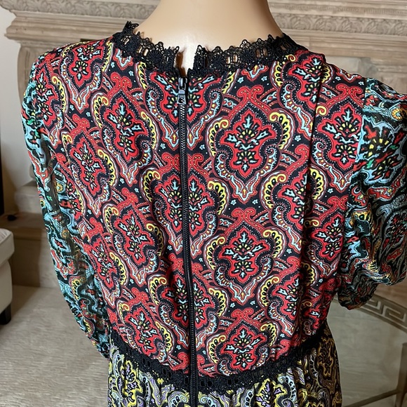 Beautiful multi color Alice and Olivia dress - Picture 4 of 7